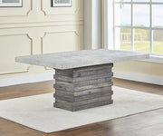 Urban Rustic Solid Wood Dining Table