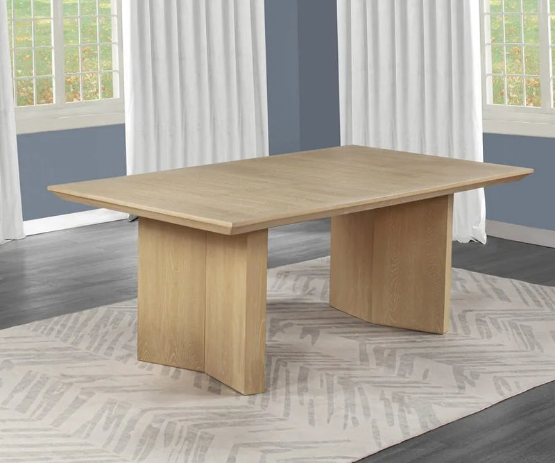 Nordic Light Oak Extendable Dining Table