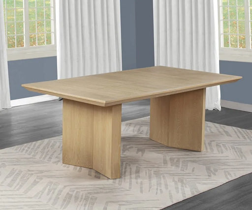 Nordic Light Oak Extendable Dining Table