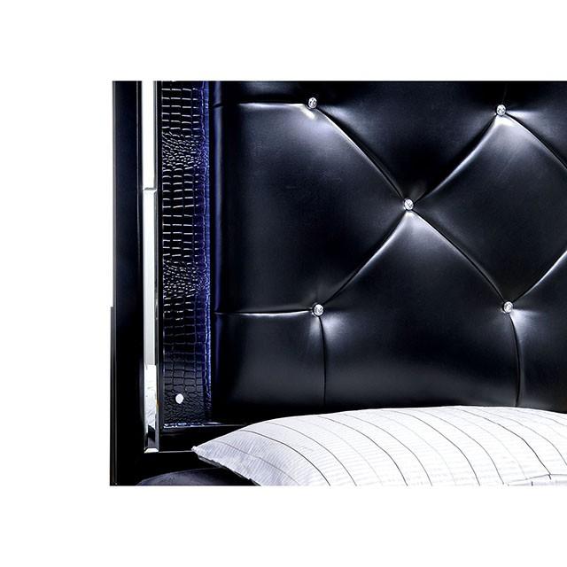 BELLANOVA Black Cal.King, E.King, & Queen Bed