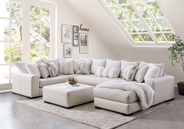 WARRENTON Sectional, Ivory