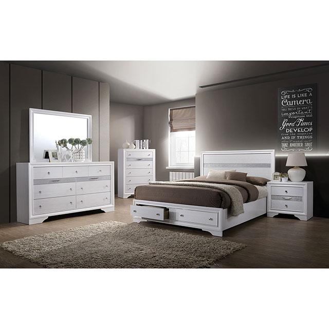 Chrissy White Queen Bed