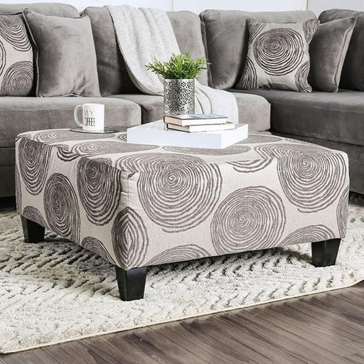 Bonaventura Gray/Pattern Ottoman image