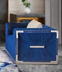 Galaxy Home Contempo Chair in Blue GHF-808857794093