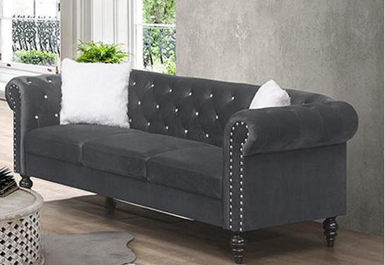 Galaxy Home Emma Sofa in Gray GHF-808857639011