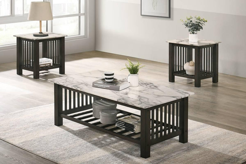 Liihct Coffee Table in Antique Walnut