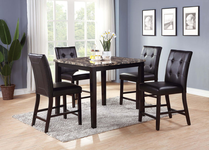 Sfvnco Counter Heigh Table in Espresso