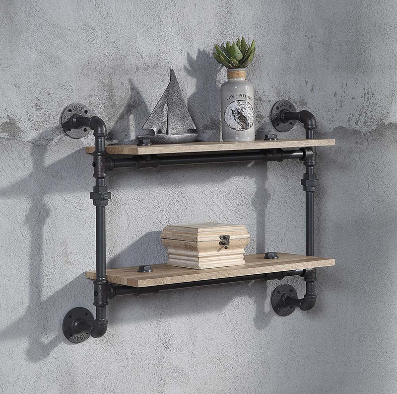 Wall Rack w/2 Shelves