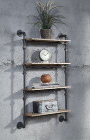 Wall Rack w/4 Shelves