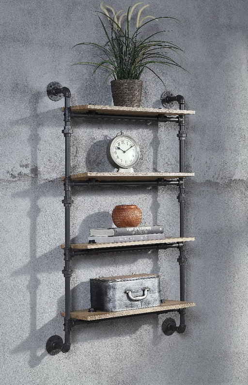 Wall Rack w/4 Shelves