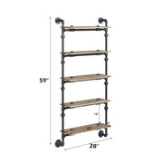 Wall Rack w/5 Shelves