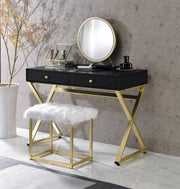 Vanity Mirror & Stool