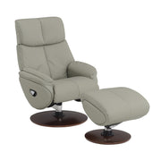 Accent Chair w/Swivel & Ottoman