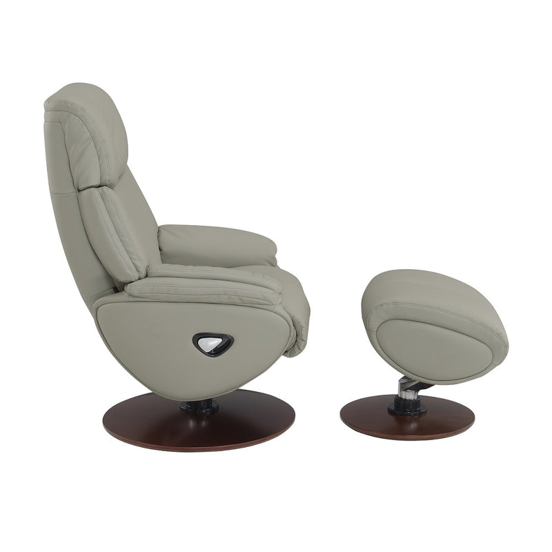 Accent Chair w/Swivel & Ottoman
