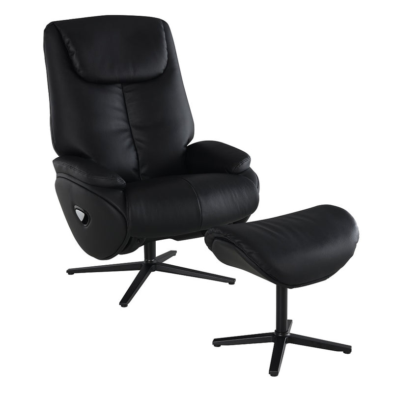 Accent Chair w/Swivel & Ottoman