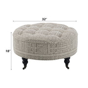 Ottoman w/Casters