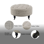 Ottoman w/Casters