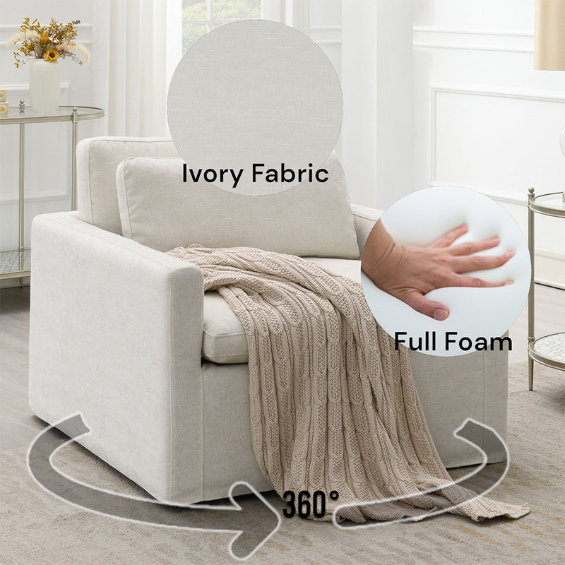 Swivel Chair w/Pillow