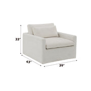 Swivel Chair w/Pillow