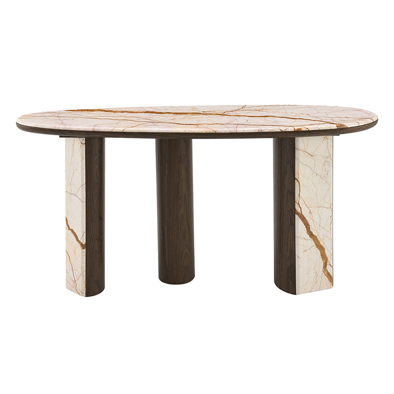 Console Table W/Marble Top