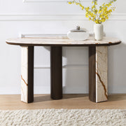 Console Table W/Marble Top
