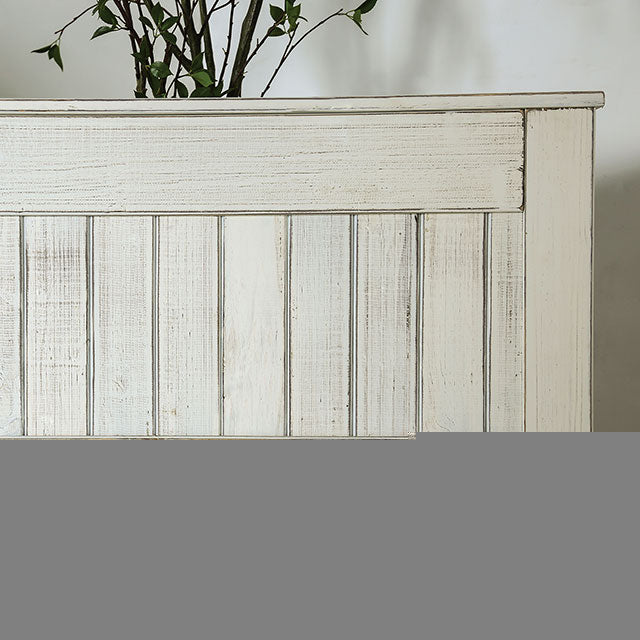 Rockwall Full, Queen, & Twin Bed White, Gray, & White