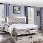 Eastern King Bed w/Storage & LED