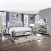 Eastern King Bed w/Storage & LED