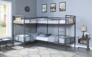 L Shape Bunk Bed (T/T/T/T)