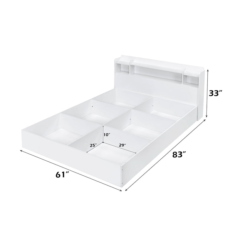 Queen Bed w/Storage