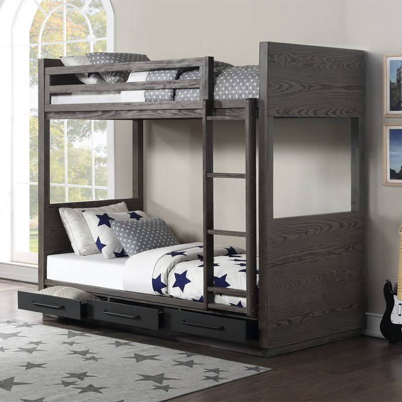 Bunk Bed (T/T) w/Storage