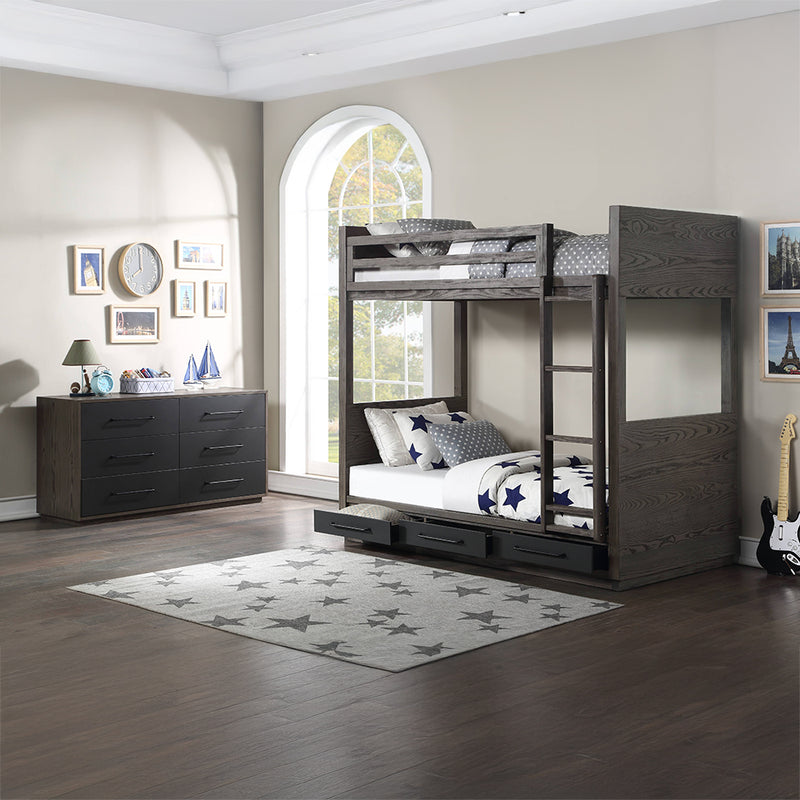 Bunk Bed (T/T) w/Storage