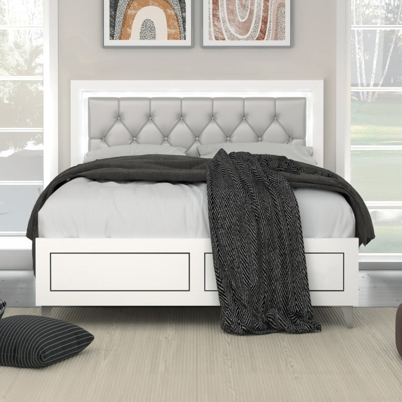 Eastern King Bed w/LED