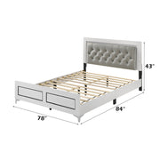Eastern King Bed w/LED