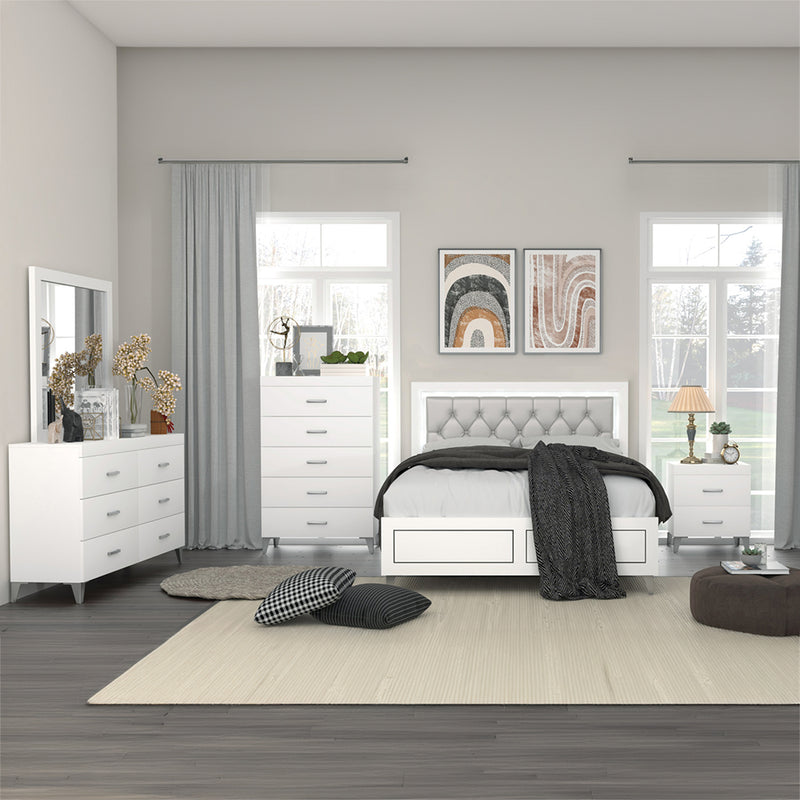 Eastern King Bed w/LED