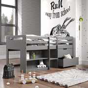 Twin Loft Bed w/Storage