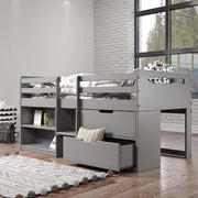 Twin Loft Bed w/Storage