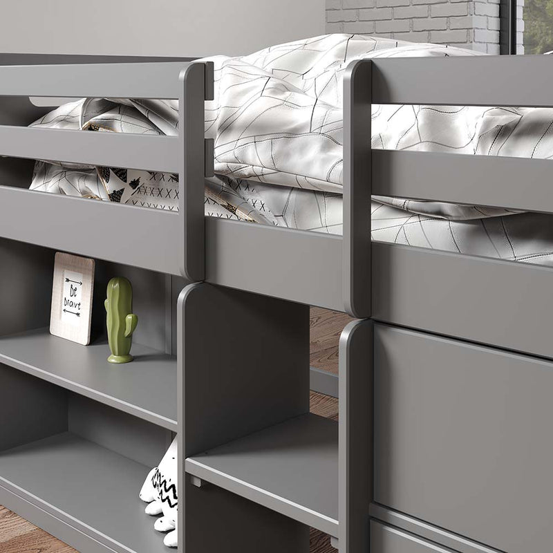 Twin Loft Bed w/Storage
