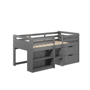 Twin Loft Bed w/Storage