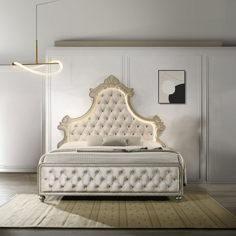 Eastern King Bed w/LED