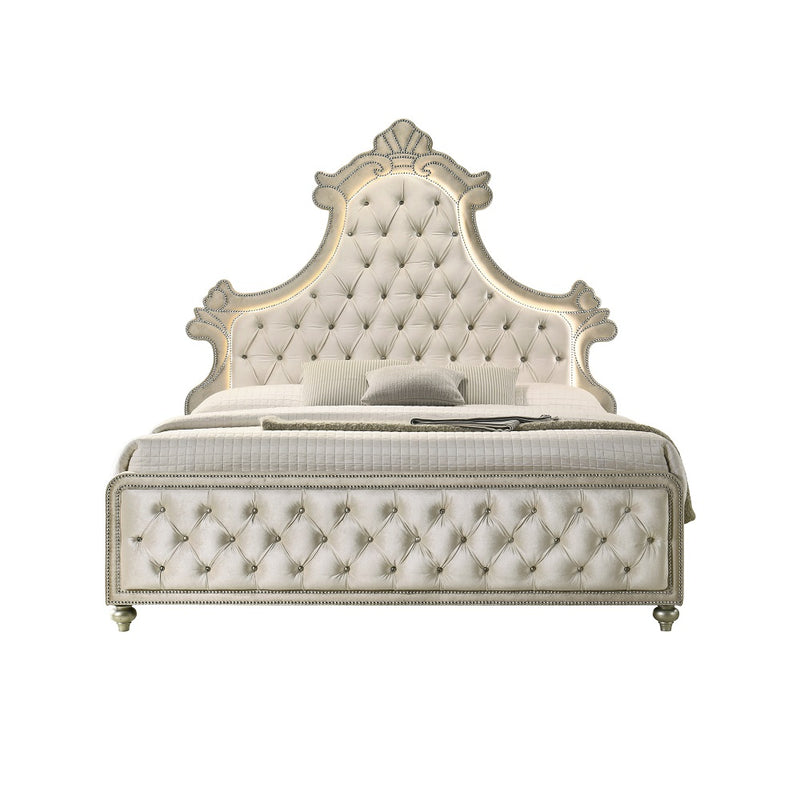Queen Bed w/LED