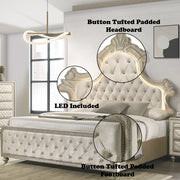 Queen Bed w/LED