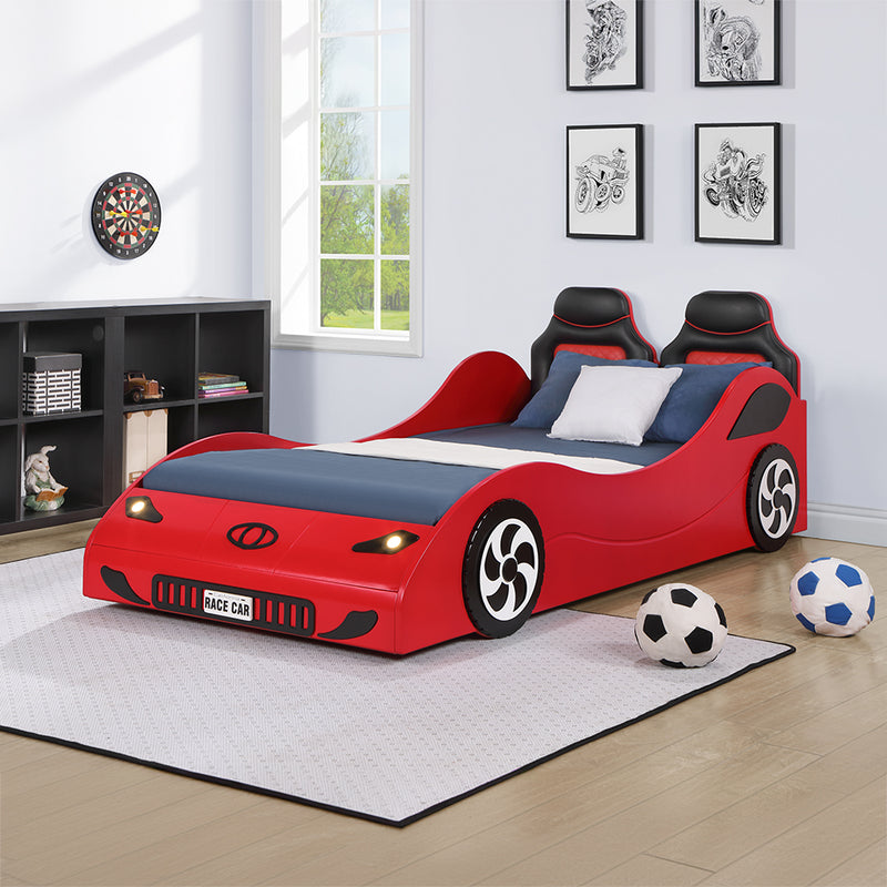 Twin Car Bed w/LED
