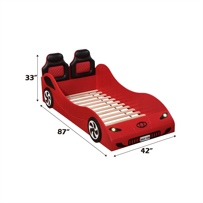 Twin Car Bed w/LED