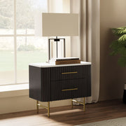 Nightstand w/Marble Top