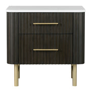 Nightstand w/Marble Top