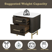 Nightstand w/Marble Top
