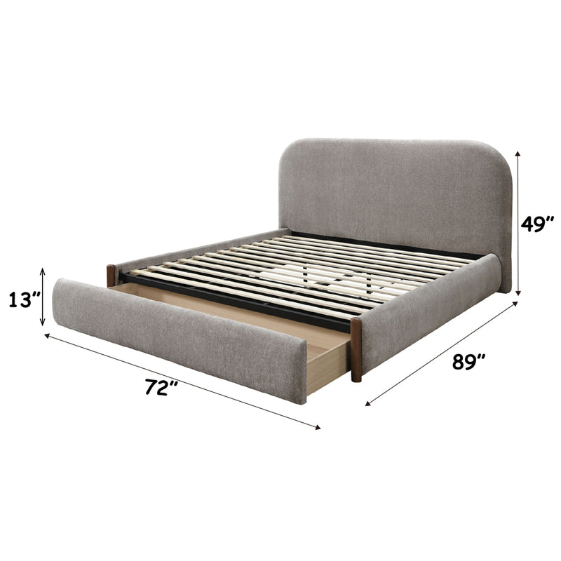 Queen Bed w/Storage