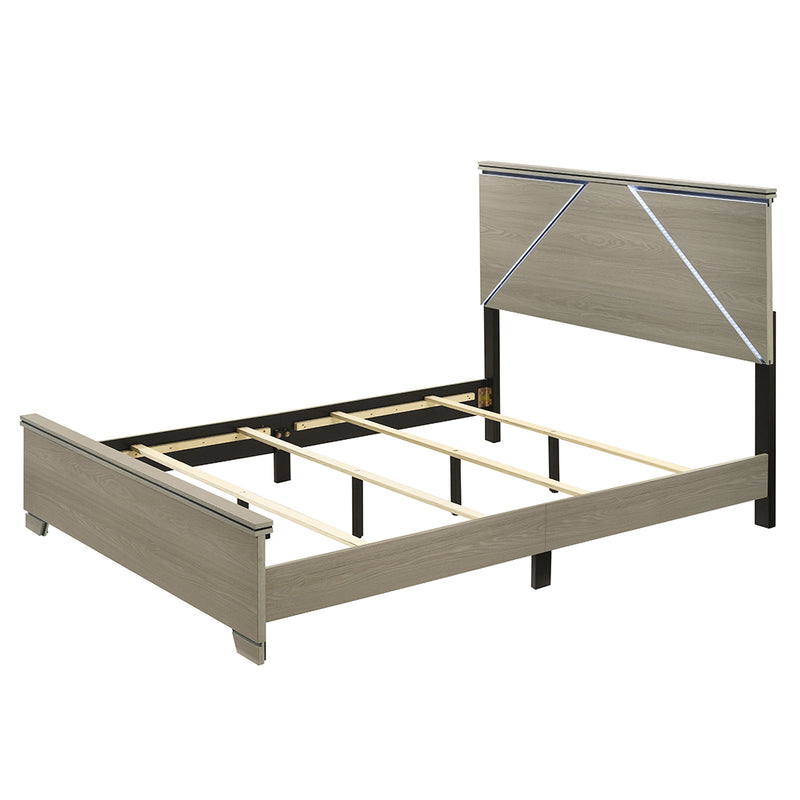 Queen Bed w/LED