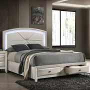 Queen Bed w/Storage & LED